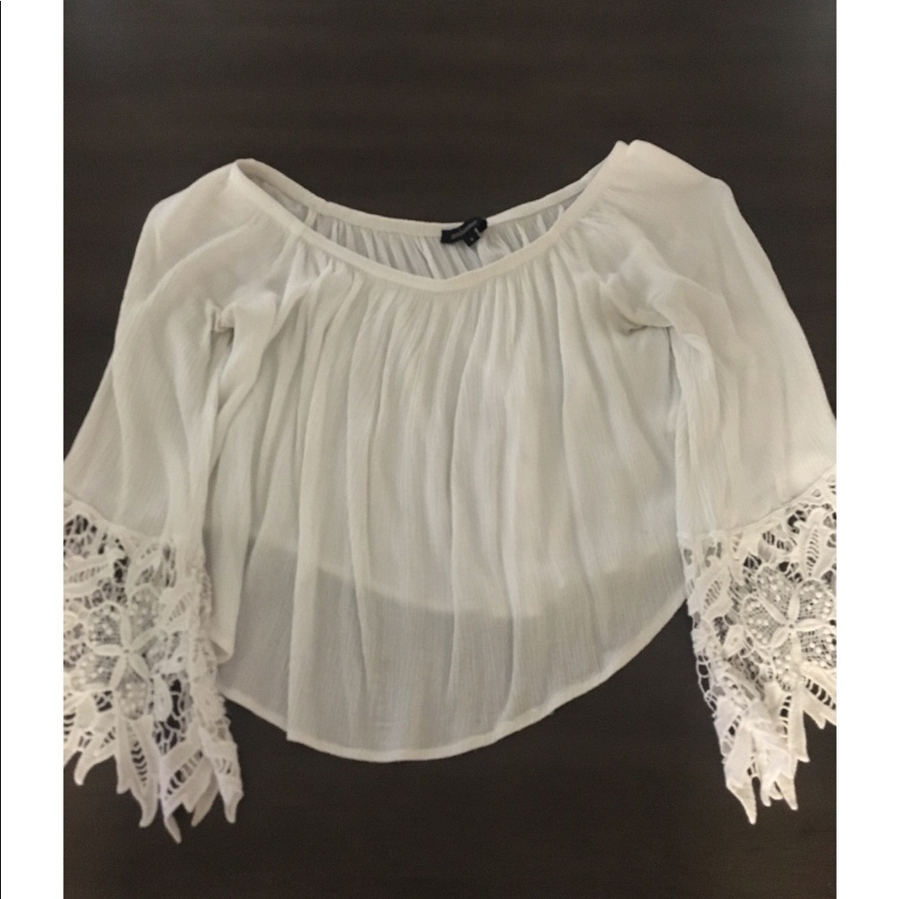 3/4 length shirt with bell sleeves